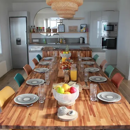 La Terrasse Du - Front De - 10 Personnes Port-en-Bessin-Huppain