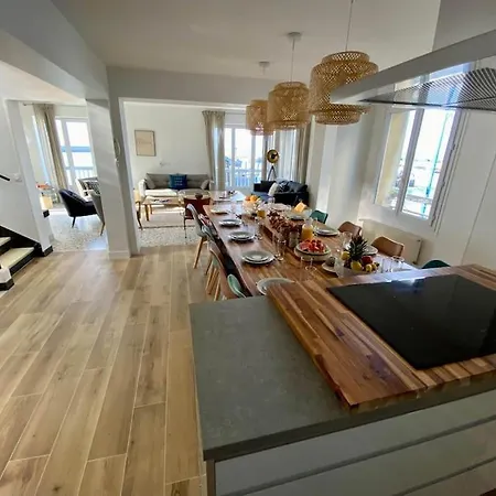 La Terrasse Du - Front De - 10 Personnes * Port-en-Bessin-Huppain