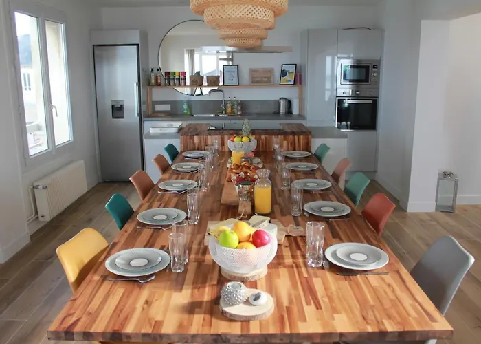 La Terrasse Du - Front De - 10 Personnes Port-en-Bessin-Huppain