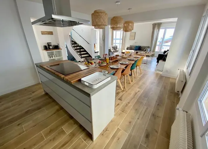 La Terrasse Du - Front De - 10 Personnes * Port-en-Bessin-Huppain