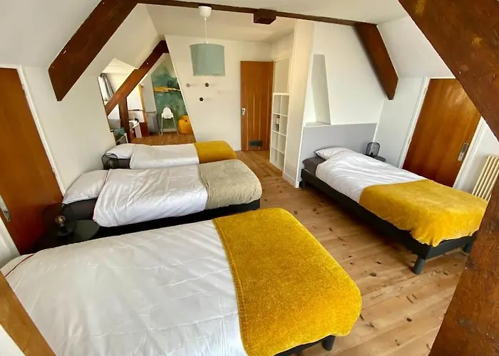 Сasa de vacaciones La Terrasse Du - Front De - 10 Personnes Port-en-Bessin-Huppain